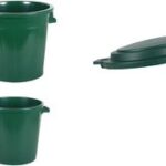 EDA deksel voor afvalton 30 liter, groen