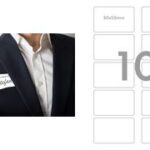 rillprint naambadge-etiketten, 80 x 50 mm, wit