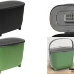 EDA compostbak met actief koolstoffilter, zwart/antraciet