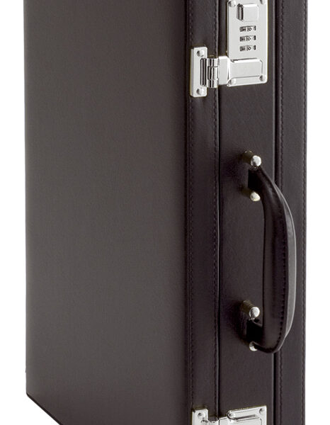 Alassio Attaché-koffer ´PONTE´, imitatieleer, zwart