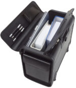 Alassio Pilotenkoffer SILVANA, kunstleer, zwart