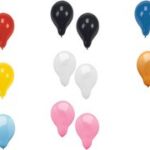 PAPSTAR luchtballonnen, diameter: 250 mm, wit, 100 stuks