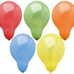 PAPSTAR luchtballonnen, diameter: 190 mm, kleuren assorti