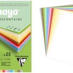 Clairefontaine blok gekleurd papier MAYA, DIN A4, 185 g/m2