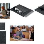 DURABLE laptophoes MultiBag EFFECT, 13', PET-vilt, grijs