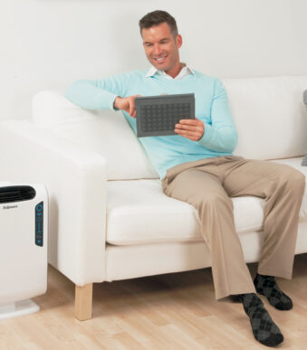 Fellowes Luchtreiniger AeraMax DX95, groot, wit/zwart