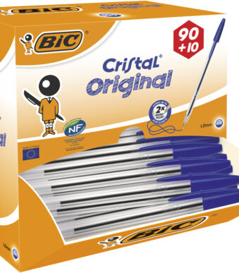 BIC balpen Cristal Original, blauw, 0,32 mm, 100 stuks