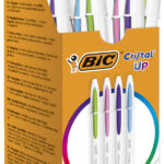BIC balpen Cristal Up Fashion, 0,35 mm, kleuren assorti, 20 in doos