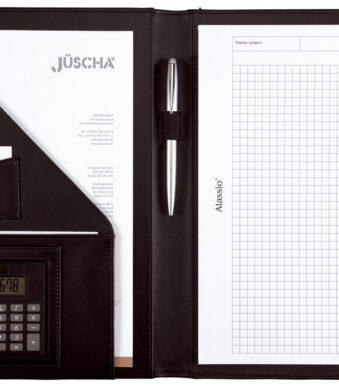 Alassio schrijfmap 'MARES I', A4, FINEtouch kunstleer, zwart