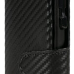 CLICKSAFE portemonnee met kaartenetui, kunstleer, carbonzwart