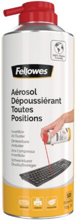 Fellowes drukluchtreiniger zwenkbaar, HFC-vrij, 200 ml