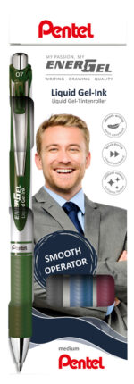 Pentel Gel-rolrball EnerGel XmRT, 0,35 mm, 4 stuks in set, basiskleuren