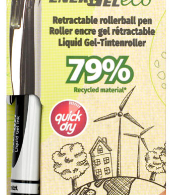 Pentel Liquid Gel-rollerball Energel BL77 Eco, 4 stuks in etui