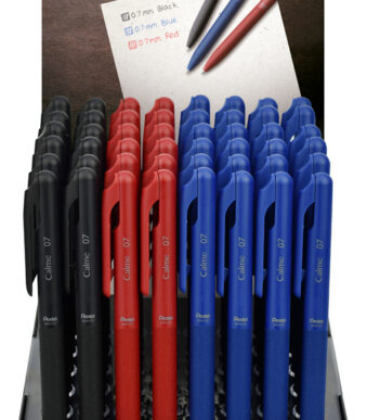 Pentel drukbalpen Calme, 0,35 mm, toonbankdisplay