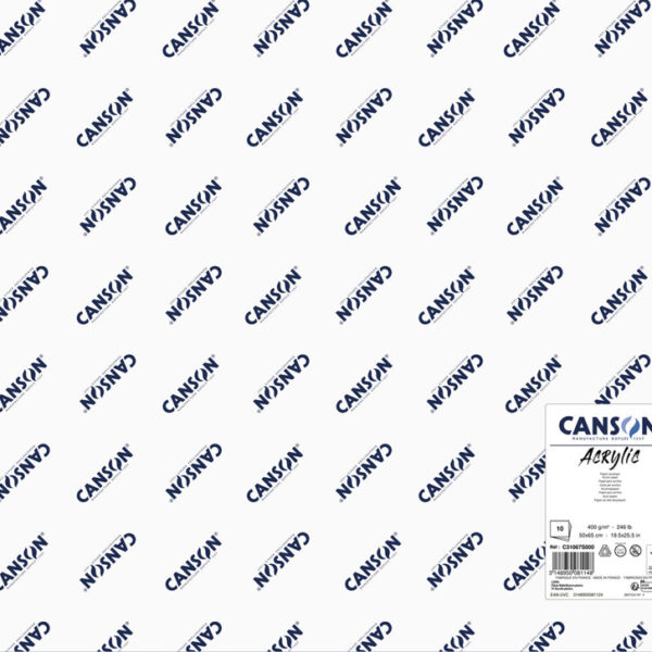 CANSON tekenpapier 'acrylic', 500 x 650 mm, 400 g/m2