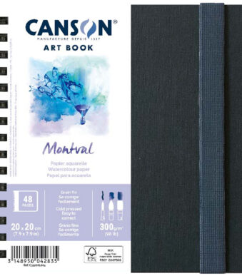 CANSON schetsboek ART BOOK Montval, 200 x 200 mm
