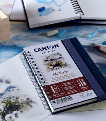 CANSON schetsboek ART BOOK Mi-Teintes, DIN A5, wit