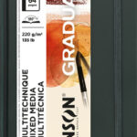 CANSON schetsboek GRADUATE Mixed Media, 140 x 216 mm, zwart