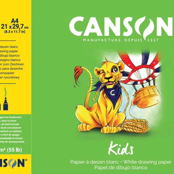 CANSON tekenpapier Kids, DIN A4, 90 g/m2