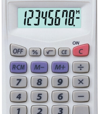 SHARP zakrekenmachine EL-233 S, batterij