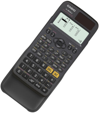 CASIO schoolcalculator FX-85DE X, solar-/ batterijvoeding