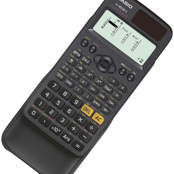 CASIO schoolcalculator FX-85DE X, solar-/ batterijvoeding