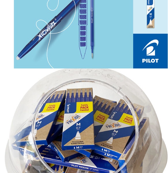 PILOT Rollerball-vulling FRIXION, 84 in display, 0,35 mm