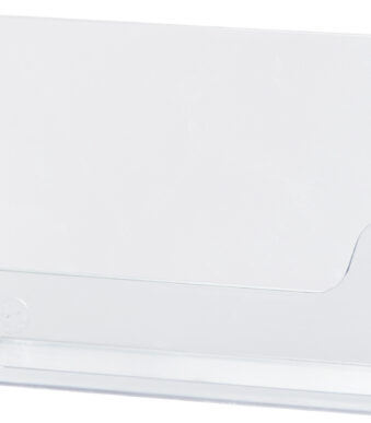 helit visitekaartjes-standaard, glashelder