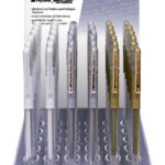 Pentel Gel-rollerball K118, wit, goud en zilver, 0,35 mm, display