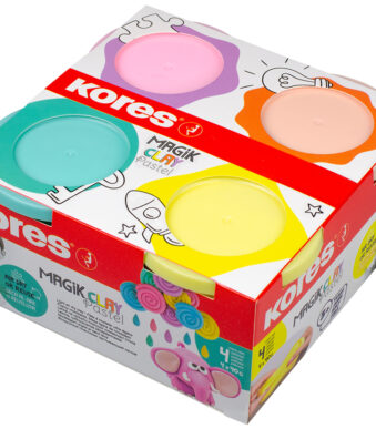Kores boetseerklei 'Magic Clay Pastel', kleuren assorti, luchtdrogend