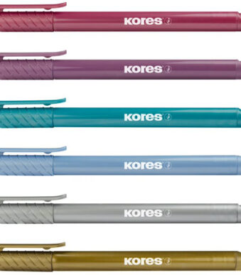 Kores viltstift Brush Tip Marker metallic Style