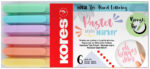 Kores viltstift Brush Tip Marker Pastel Style