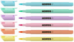 Kores viltstift Brush Tip Marker Pastel Style