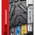 Pentel Lackmarker PAINT MARKER MMP20, 4 stuks in etui, assorti