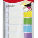 Kores Pagemarker - folie, 12 x 45 mm, 8 x 15 vel