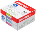 Kores Recycling zelfklevende memo-kubus 'Recycled Pastel Notes'