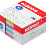 Kores Recycling zelfklevende memo-kubus 'Recycled Pastel Notes'