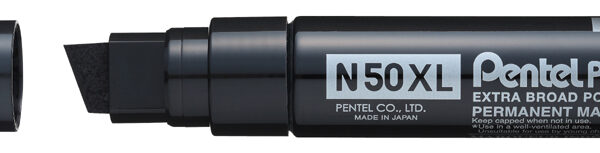 Pentel permanent-marker N50XL, wigpunt breed, zwart