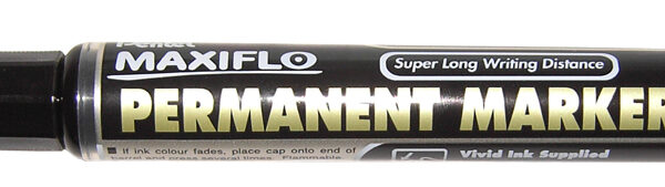 Pentel permanent-marker MAXIFLO NLF60, zwart