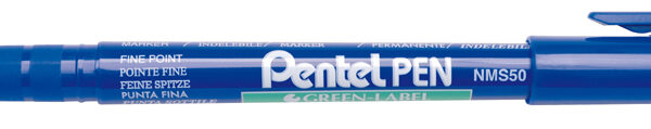 Pentel permanent-marker GREEN-LABEL NMS50, blauw