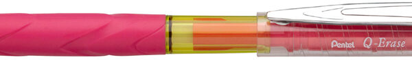 Pentel vulpotlood Q-Erase, 0,7 mm, roze/geel