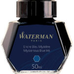 WATERMAN inkt, mysterious blue, inhoud: 50 ml in glas
