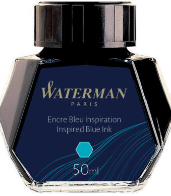 WATERMAN inkt, inspiredblauw, inhoud: 50 ml in glazen potje