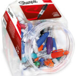 Sharpie permanent-marker Mini, assorti, 72 stuks in snoeppot