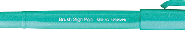 PentelArts kalligrafiestift Brush Sign Pen SES15, smaragdgroen