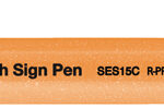 PentelArts fineliner Brush Sign Pen SES15, neonoranje