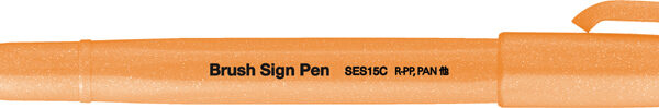 PentelArts fineliner Brush Sign Pen SES15, neonoranje