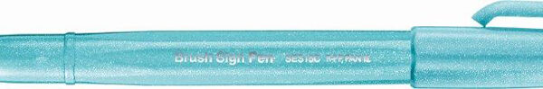 PentelArts Brush Sign Pen SES15, waterblauw