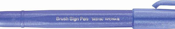PentelArts Brush Sign Pen SES15, blauwviolet