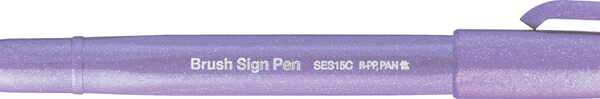 PentelArts Brush Sign Pen SES15, violet